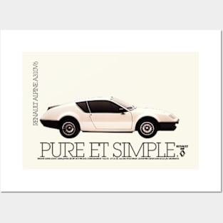 ALPINE A310 V6 - brochure Posters and Art